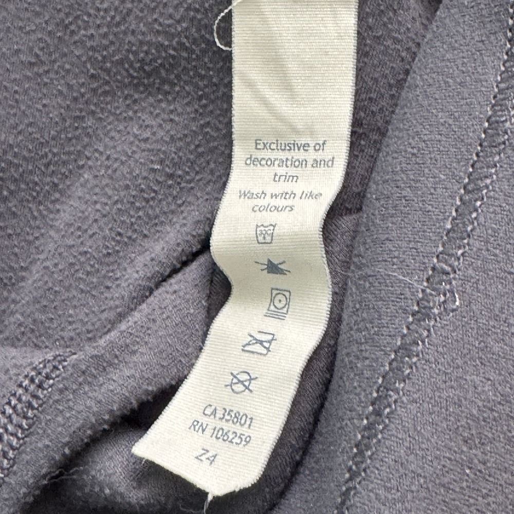 Lululemon Align High Rise Crop Leggings Sz 8 Gray Nulu Buttery Soft Athleisure - Picture 4 of 5